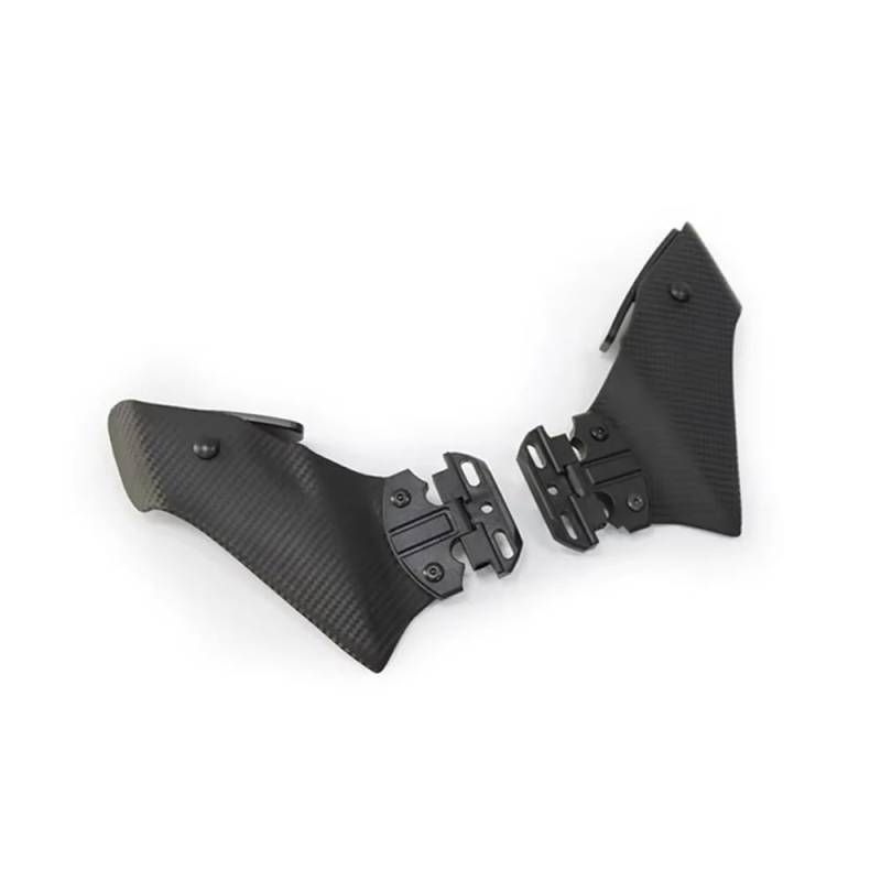 WYHJIUY Motorrad Seite Winglet Kit Spoiler Verkleidung Rückspiegel Fixed Wing Kit Für K&awasaki Für N&inja 500 400 Für Ninja500 Winglet Spoilerlippe von WYHJIUY