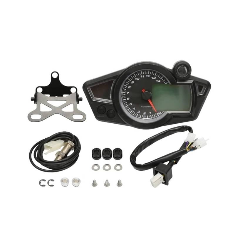 WYHJIUY Motorrad Tacho Meter Motorrad Kilometerzähler Drehzahlmesser Kraftstoffanzeige Für RX1N Speed Gear Display von WYHJIUY