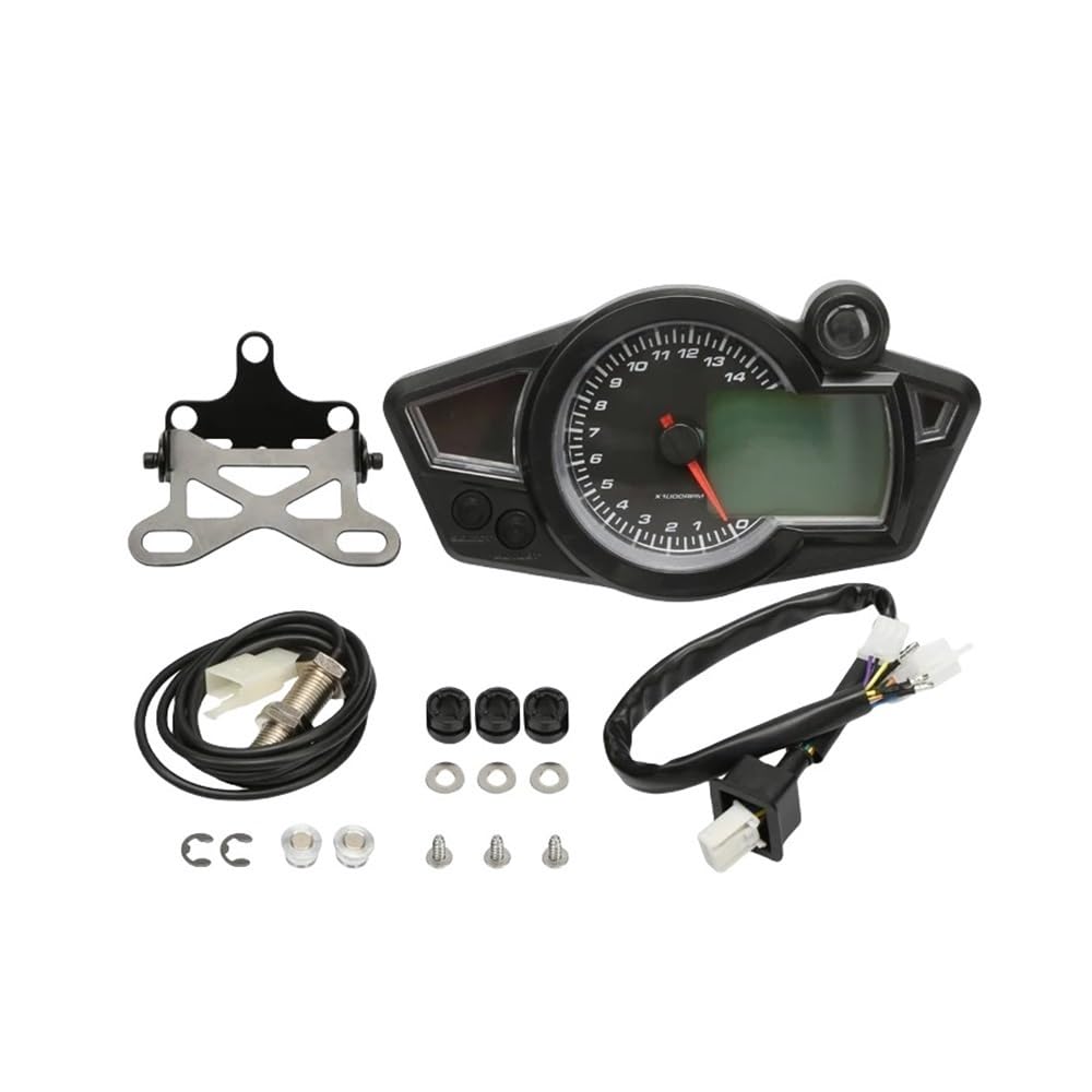 WYHJIUY Motorrad Tacho Meter Motorrad Kilometerzähler Drehzahlmesser Thermometer Tankanzeige Für RX1N Speed Gear Display von WYHJIUY