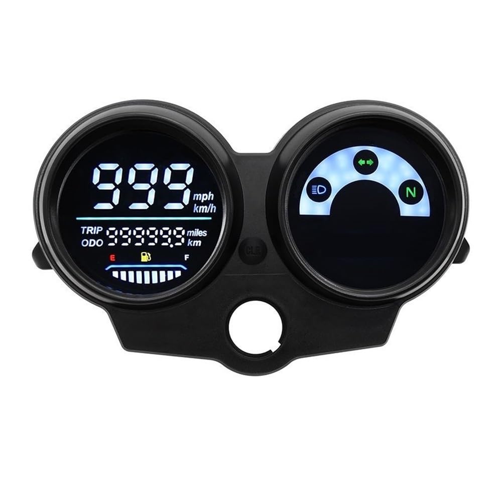 WYHJIUY Motorrad-Tachometer, Kilometerstand, Tankanzeige, MPH, KMH, Digitalanzeige, Armaturenbrett Für CG125 Für Fan 125 Für Titan 125 Jahr 2000 Zu 2008 Speed Gear Display von WYHJIUY