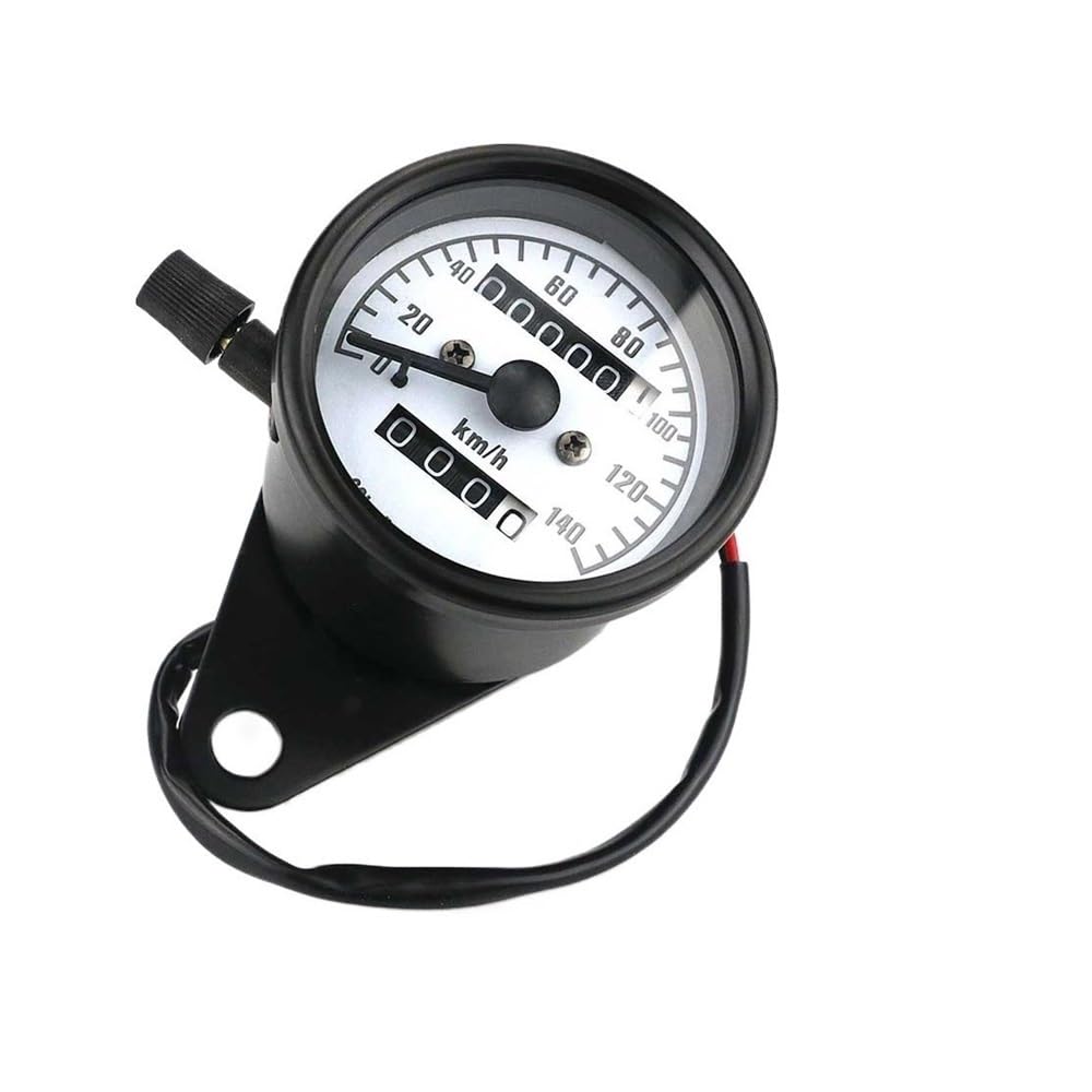 WYHJIUY Motorrad Universal -Computer-geschwindigkeitsmesser-grüne 12V Motorrad Geschwindigkeit Meter Anzeige Licht Drehzahlmesser Autocycle Cafe Racer Speed Gear Display von WYHJIUY