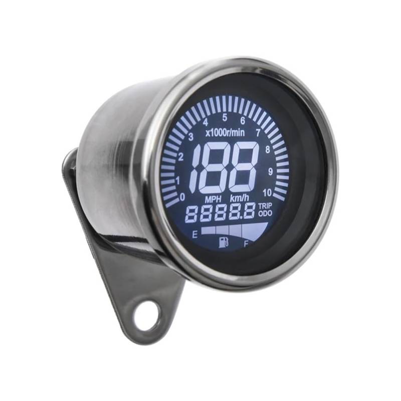 WYHJIUY Motorrad Universal Zubehör Digitale Tachoanzeige Tachometeranzeige Ölstandsanzeige Instrumententafel Für 12 V Speed Gear Display von WYHJIUY