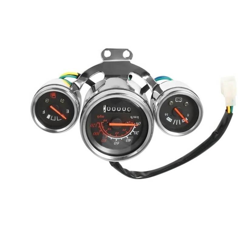 WYHJIUY Motorrad Universal Zubehör Instrument Digitaler Tachometer Tachometer Kilometerzähler Kraftstoffanzeige Instrumententafel Speed Gear Display von WYHJIUY