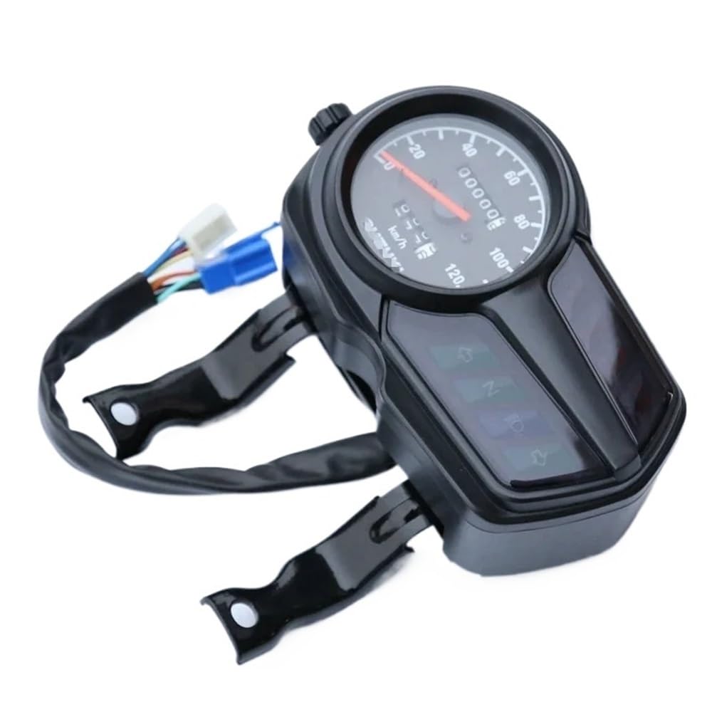 WYHJIUY Motorrad Zubehör Einstellbarer Tachometer Geschwindigkeitsmesser Tachometer Geschwindigkeitsmessgeräte Instrumententafel Speed Gear Display von WYHJIUY