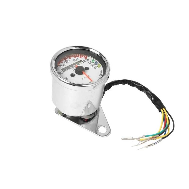 WYHJIUY Motorrad Zubehör Universal Tachometer Kilometerzähler Drehzahlmesser Messgerät 0-160 Km/h Instrument Mit Anzeige Speed Gear Display von WYHJIUY