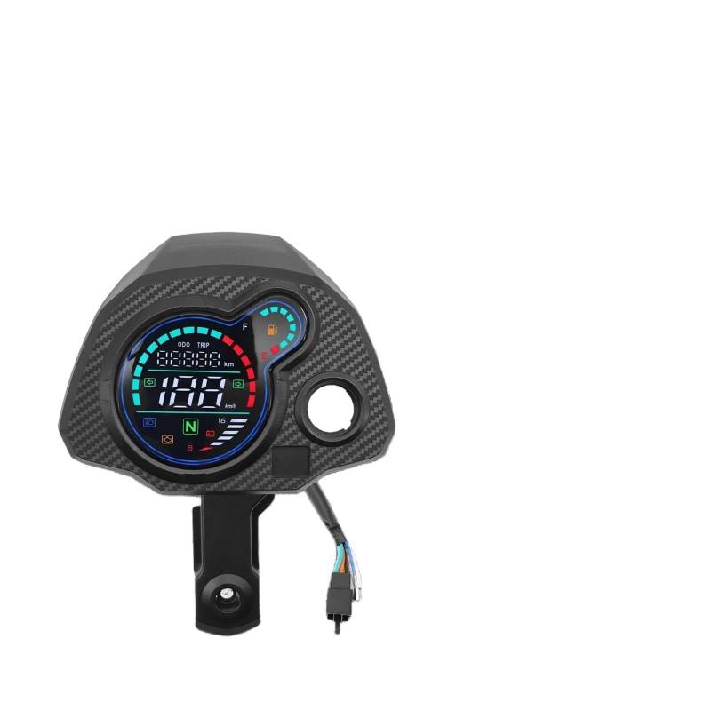 WYHJIUY Universal Motorrad Dashboard Digital Tacho Kilometerzähler Geschwindigkeit Meter Tachometer Für Navi 110 Für Navi110 Speed Gear Display von WYHJIUY