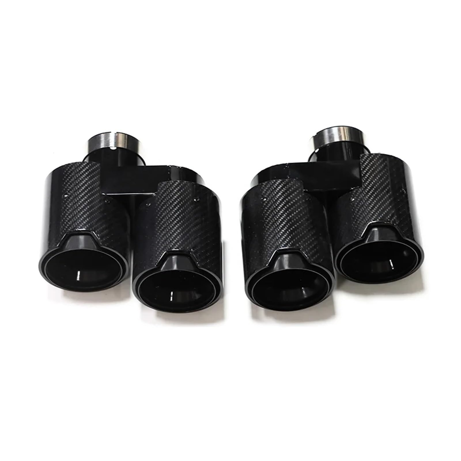 Auto Auspuffrohr Für G20 Für G21 Für 330i Für 330d Für 330e Quad Carbon Fiber Auspuff Tip Muffler Spitze Abgas System Düse Auspuffrohr Auto Auspuff Schalldämpfer(Style A) von WYLWSHA