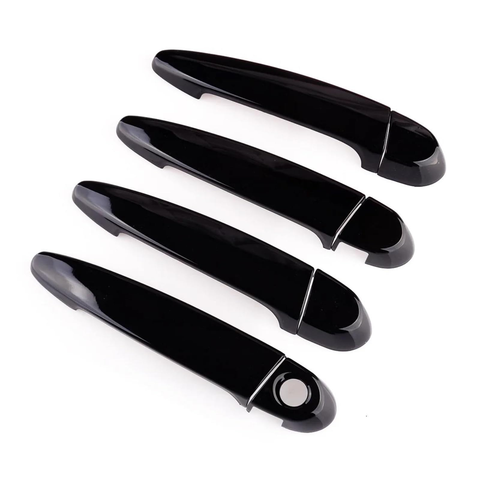 Auto Türgriff Für E87 Für E90 Für E91 Für E92 Für F30 Für X1 Für X2 Für X3 Glanz Schwarz 1 Set Auto Außentür Griff Abdeckung Trim Auto Außen Türgriff von WYLWSHA