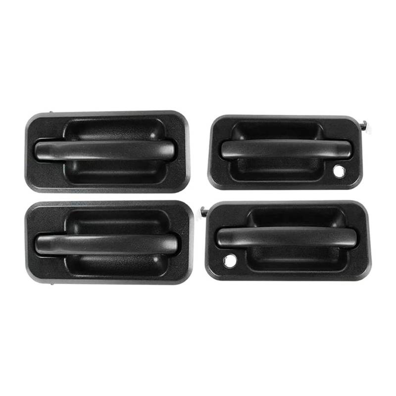 Auto Türgriff Für Hummer Für H2 2003 2004 2005-2009 Schwarz Strukturierte 4Pcs Außentür Griff Set Auto Teile 131609870457 15104792 10360326 Auto Außen Türgriff von WYLWSHA