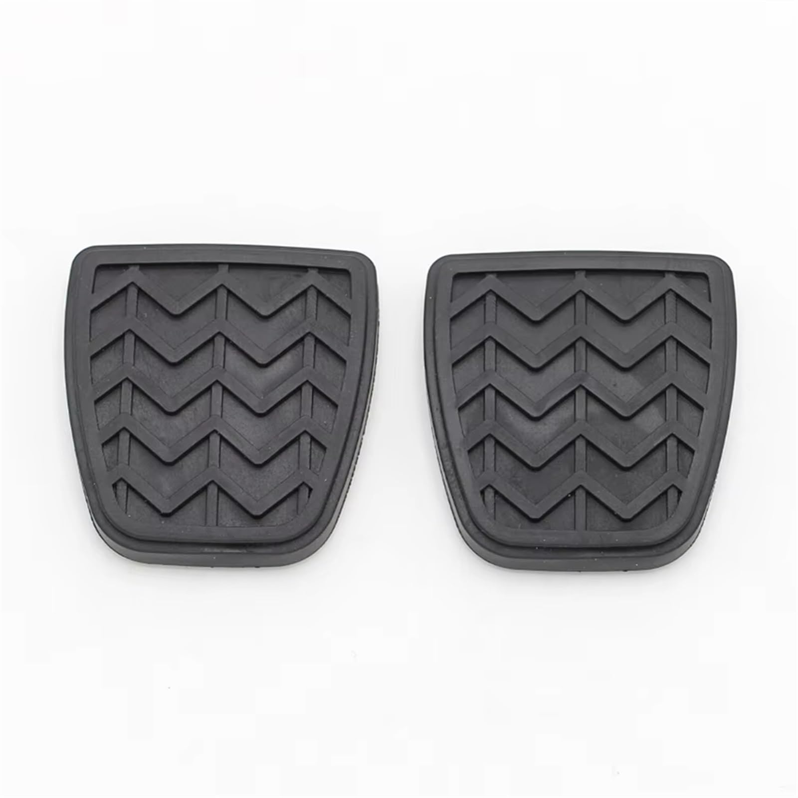 Bremskupplungspedal 2X Auto Bremse Kupplung Pedal Pad Gummi Abdeckungen Schwarze Kappe Für Toyota Für Scion Für Corolla Für Camry 31321-52010 Innen Teile Auto Pedale Kit Bremspedal von WYLWSHA