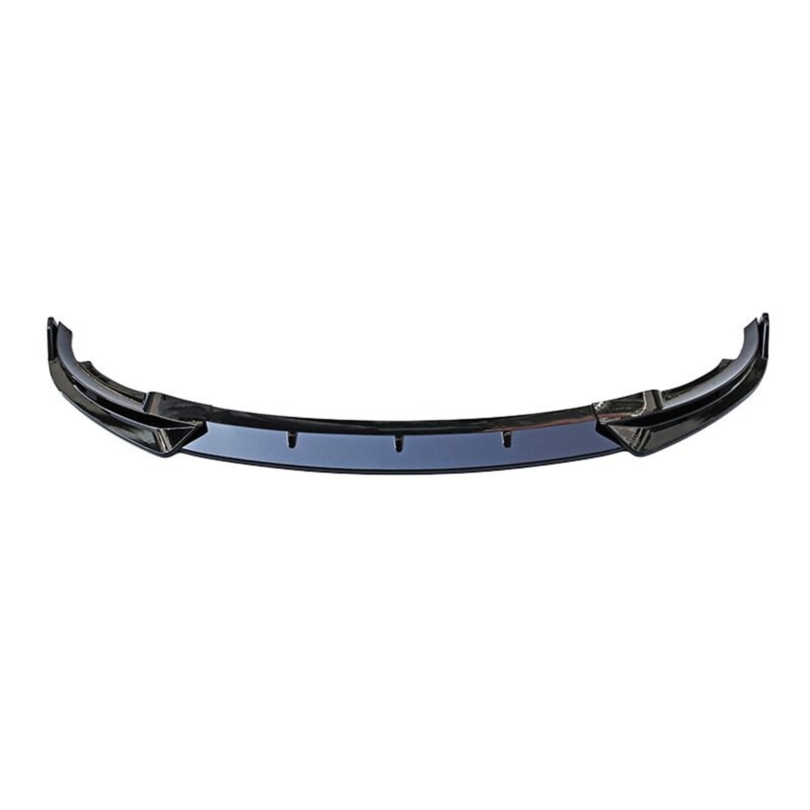 Front Spoiler Lippe Auto 3PCS Frontschürze Lip Spoiler Körper Kit Tuning Canard Splitter Diffusor Autos Zubehör Für Tesla Für Modell Für Y 2019 2020 2021 2022 2023 Auto Frontspoiler Lippe(Glossy Black von WYLWSHA