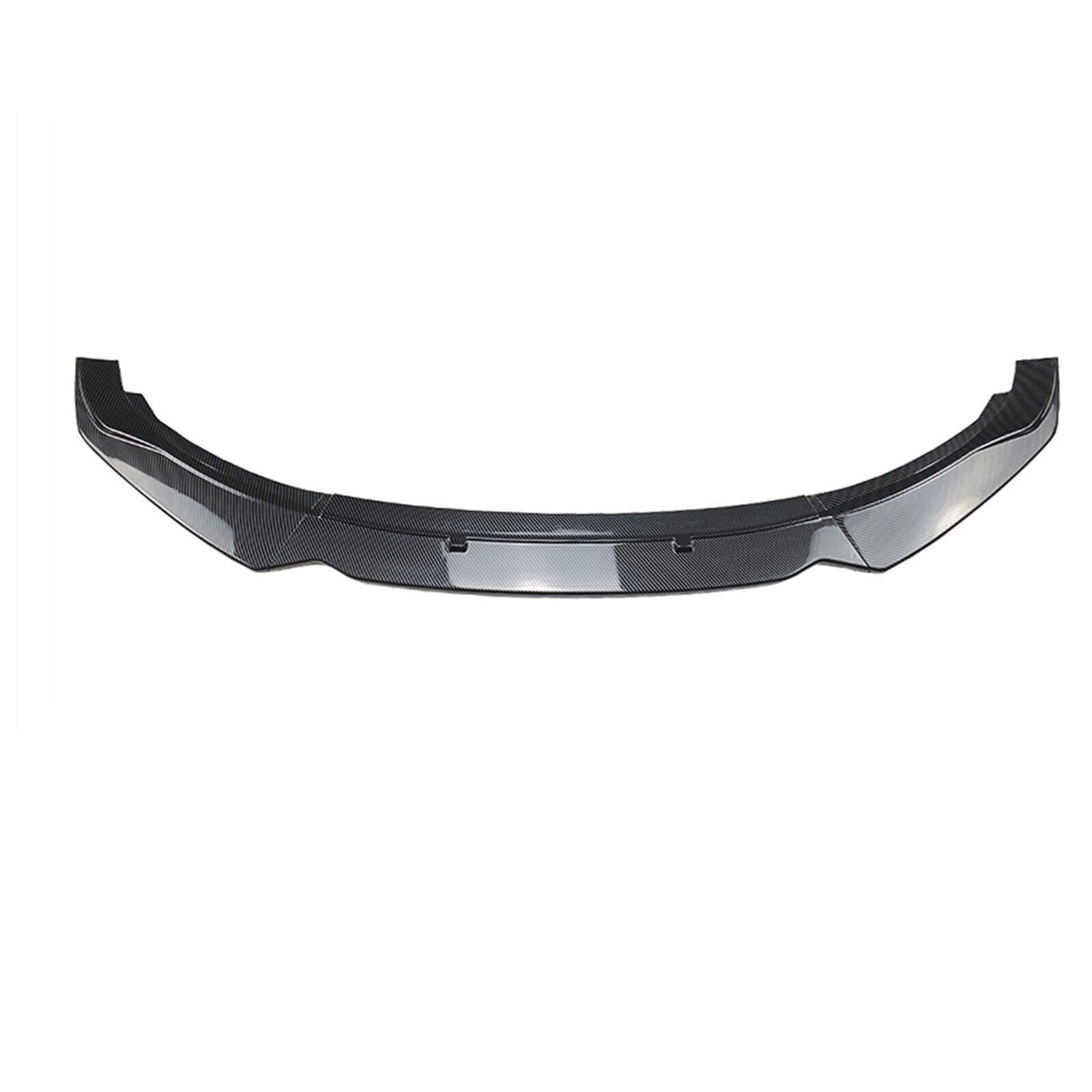 Front Spoiler Lippe Auto 3Pcs Auto Frontschürze Spoiler Lippe PP Stoßstange Canard Lip Splitter Für F20 Für F21 Für 1-Serie Für 116i Für 118i 2011-2017 2018 2019 Auto Frontspoiler Lippe(Carbon Look) von WYLWSHA