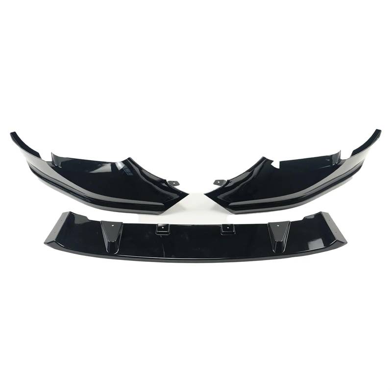 Front Spoiler Lippe Auto 3X Auto Vorderen Stoßfänger Lip Spoiler Splitter Diffusor Schutz Trim Body Kit Für F90 Für M5 Für M5C 2018 2019 2020 Auto Frontspoiler Lippe(Gloss Black) von WYLWSHA