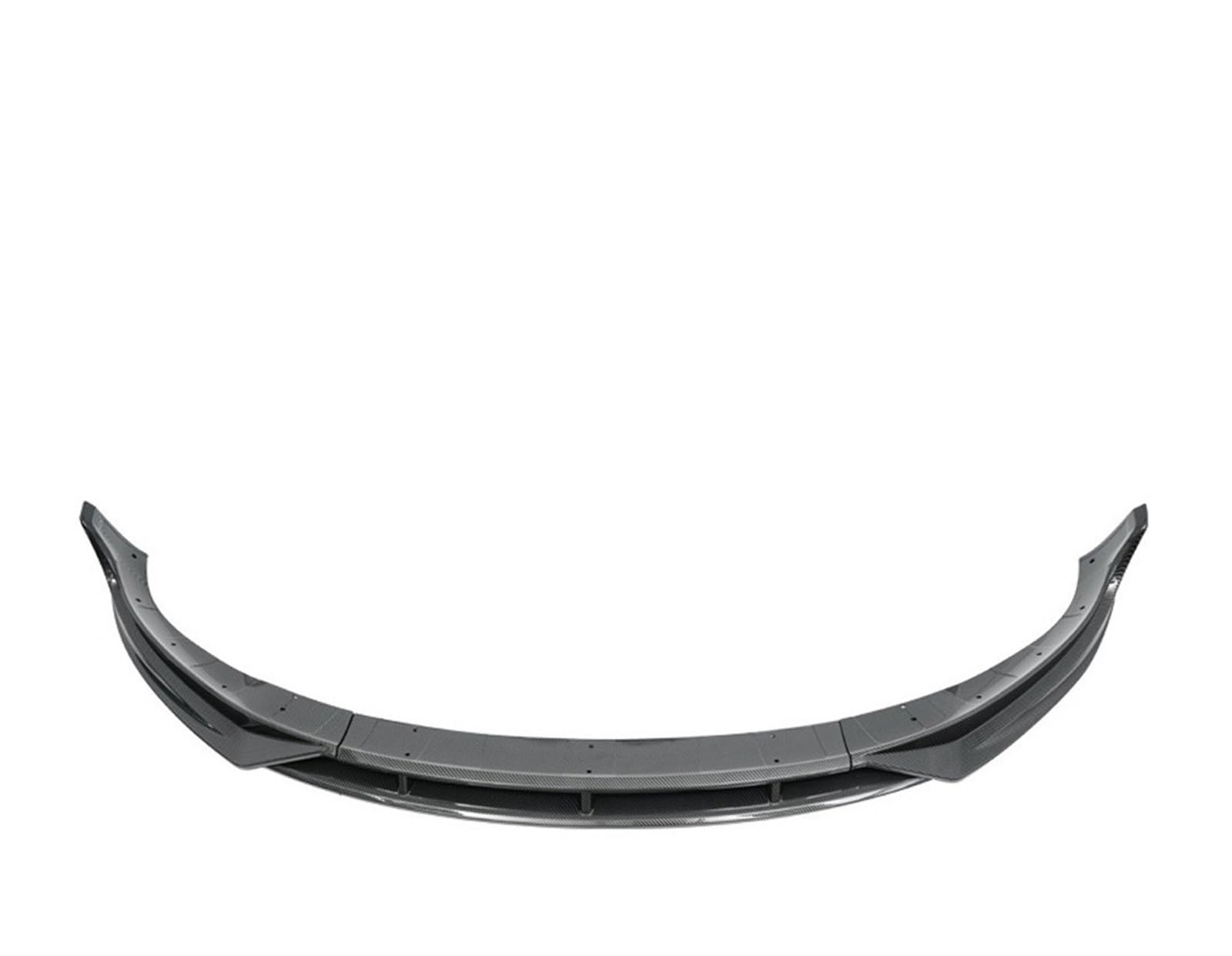 Front Spoiler Lippe Auto 4PCS Auto Vorderen Stoßfänger Lip Diffusor Splitter Spoiler Zubehör Frontschürze Surround Schutz Für Tesla Für Modell 3 2023 2024 Auto Frontspoiler Lippe(Carbon Fiber Look) von WYLWSHA