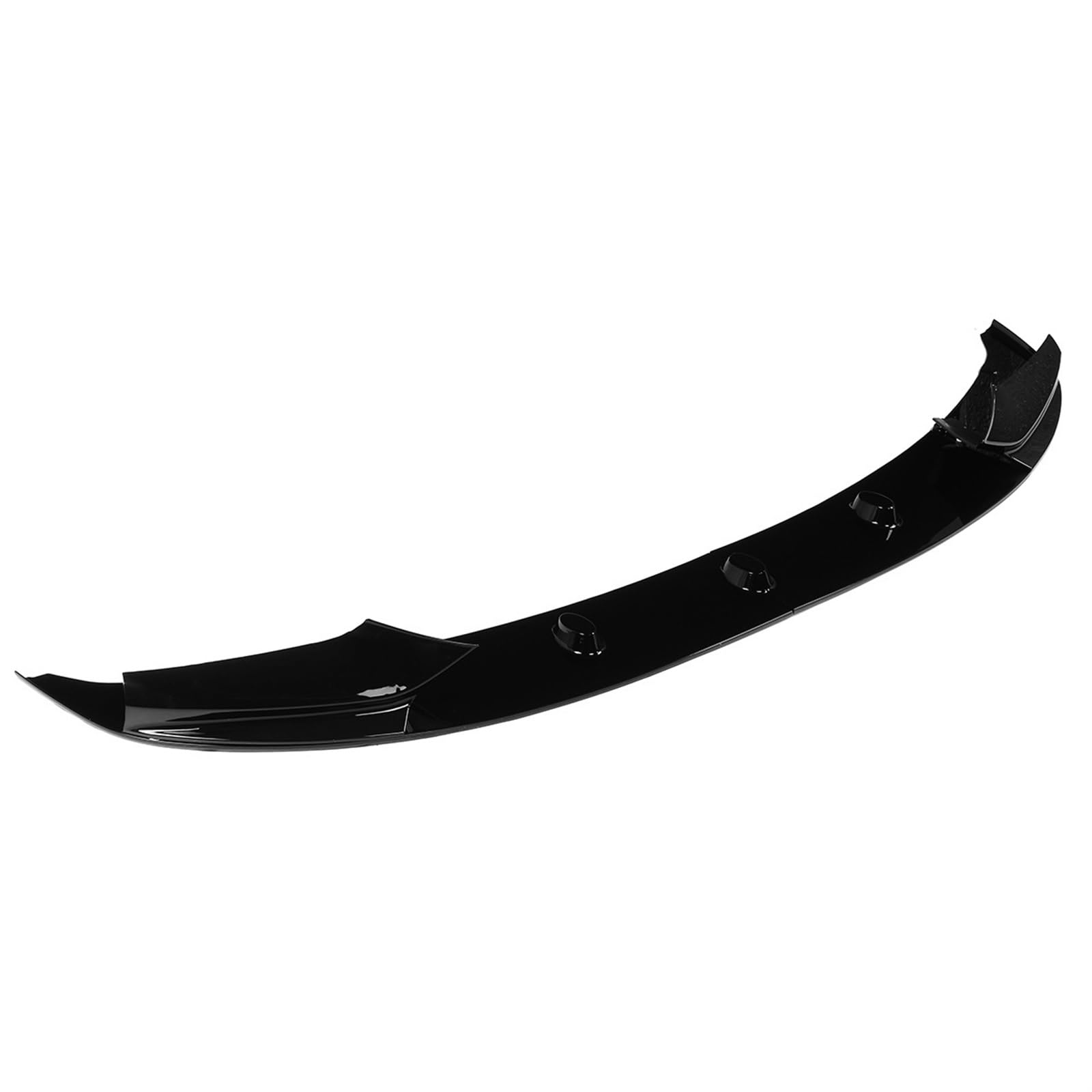 Front Spoiler Lippe Auto ABS Material 4 PCS Frontschürze Lip Spoiler Auto Statten Für 5-Serie Für F10 Für Sport 2011 2012 2013 2014 2015 2016 Auto Frontspoiler Lippe(Gloss Black) von WYLWSHA