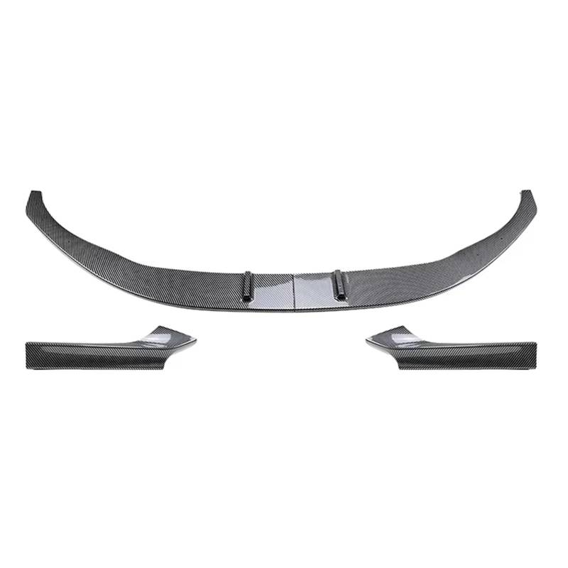 Front Spoiler Lippe Auto Auto Front Lip Splitter Diffusor Body Kits Spoiler Stoßstange Schutz Zubehör 2 Für Serie Für F22 Für F23 Für Sport 2014-2018 2019 Auto Frontspoiler Lippe(Carbon Look) von WYLWSHA