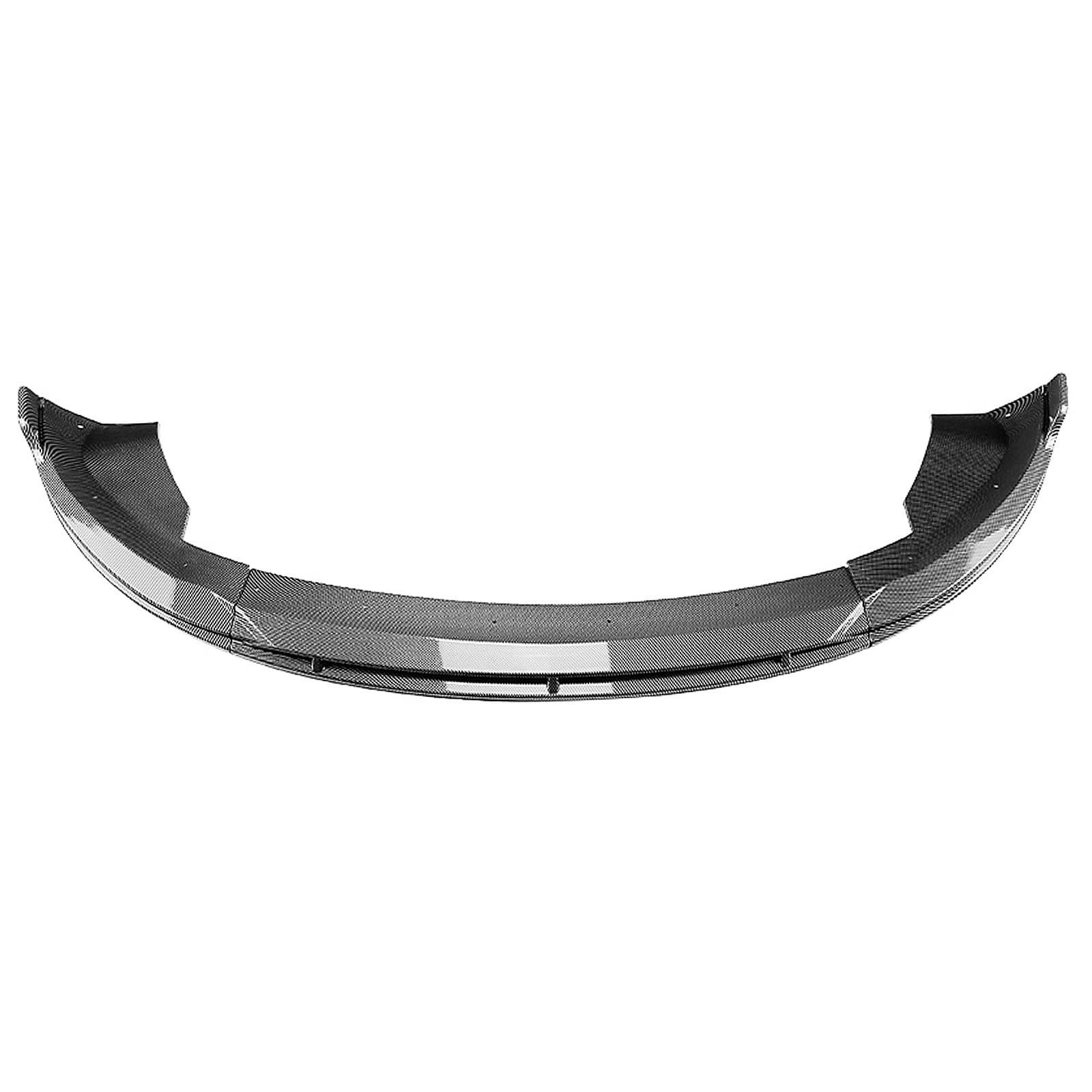 Front Spoiler Lippe Auto Auto Front Stoßstange Kinn Lip Schutz Untere Spoiler Klinge Für Tesla Für Modell 3 2024 + Auto Frontspoiler Lippe(Carbon Fiber Look) von WYLWSHA