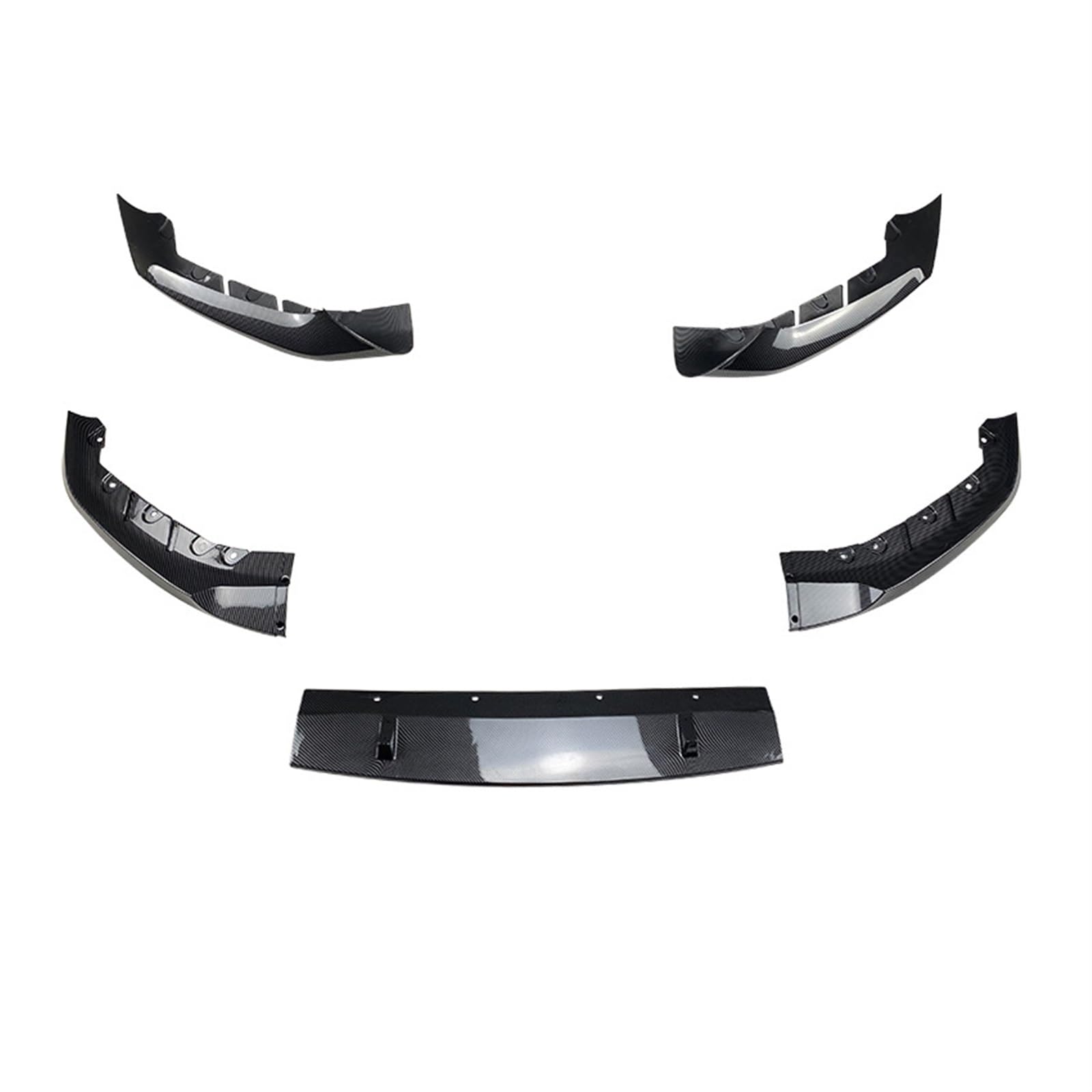 Front Spoiler Lippe Auto Auto Frontschürze Lip Spoiler Diffusor Splitter Body Kit Schürzen Abdeckung Schutz Trim Für 5-Serie Für G30 Für G31 Für Sport 2017 2018 2019 2020 Auto Frontspoiler Lippe(Carbo von WYLWSHA