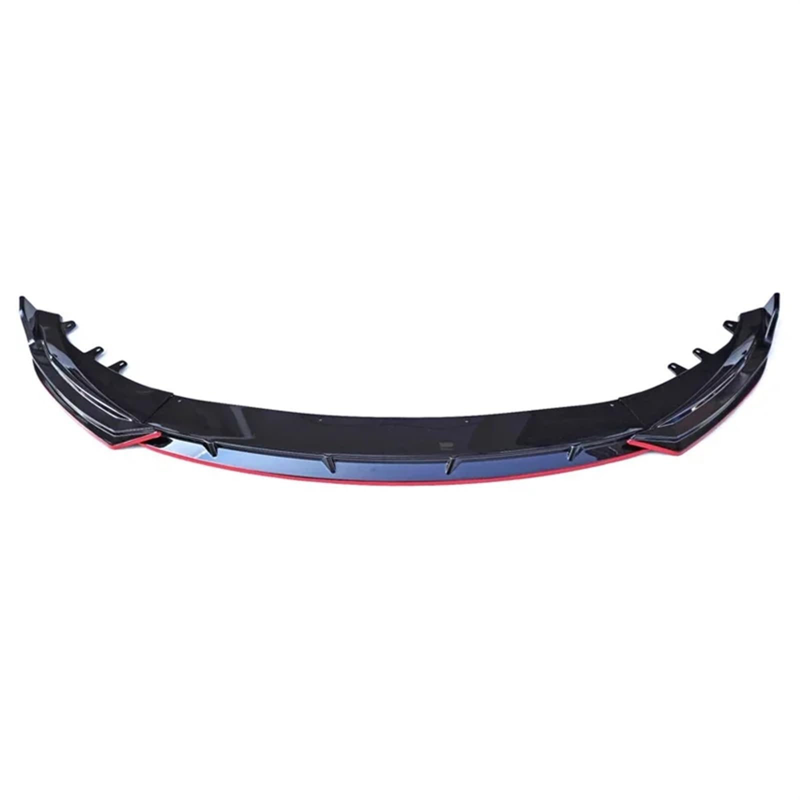 Front Spoiler Lippe Auto Auto Frontschürze Spoiler Auto Unteren Körper Kit Zubehör Schutz Schutz Abdeckung Tuning Für BYD Für Dichtung Für EV 2022 2023 2024 Auto Frontspoiler Lippe(Glossy Black-Red) von WYLWSHA