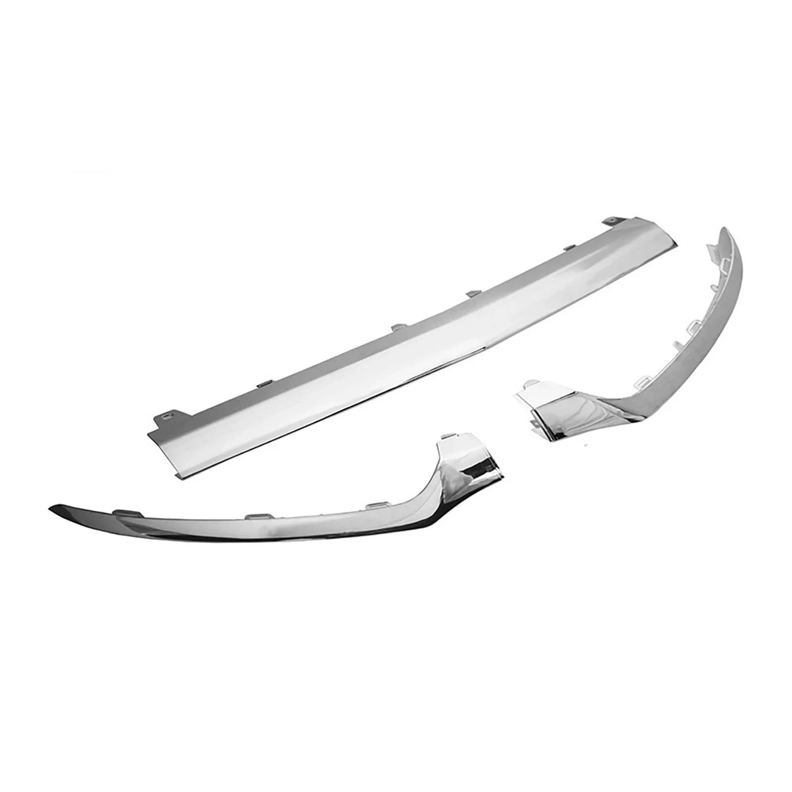 Front Spoiler Lippe Auto Auto Frontschürze Spoiler Diffusor Schutz Schutz Für Benz Für C-Klasse Für W205 Für C300 Für C400 Für C63 2014 2015 2016 2017 2018 Auto Frontspoiler Lippe(Silver) von WYLWSHA