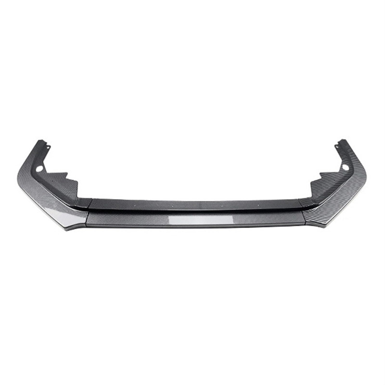 Front Spoiler Lippe Auto Auto Vorderen Stoßfänger Lip Spoiler Diffusor Splitter Körper Kit Schürzen Abdeckung Schutz Trim Für Civic Für 11th 2021 2022 2023 2024 Auto Frontspoiler Lippe(Carbon Look) von WYLWSHA