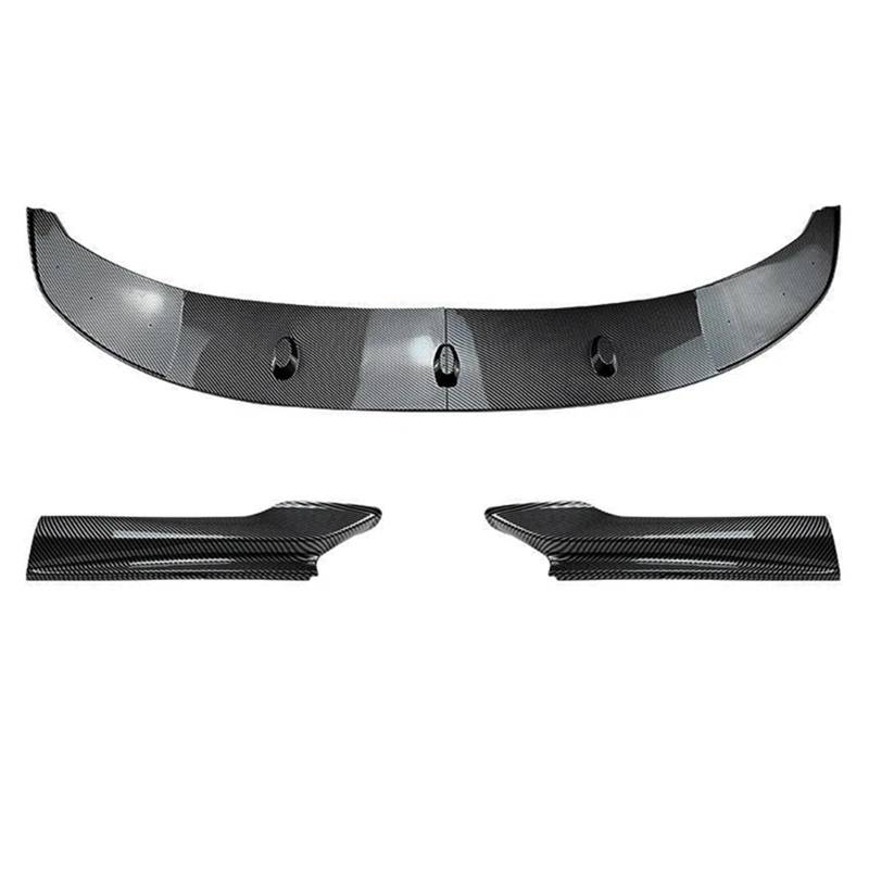 Front Spoiler Lippe Auto Frontschürze Lip Body Kit Spoiler Diffusor Stoßstange Schutz Schutz Für 5-Serie Für F10 Für F11 Für Sport 2011-2015 2016 2017 Auto Frontspoiler Lippe(Carbonfiber) von WYLWSHA