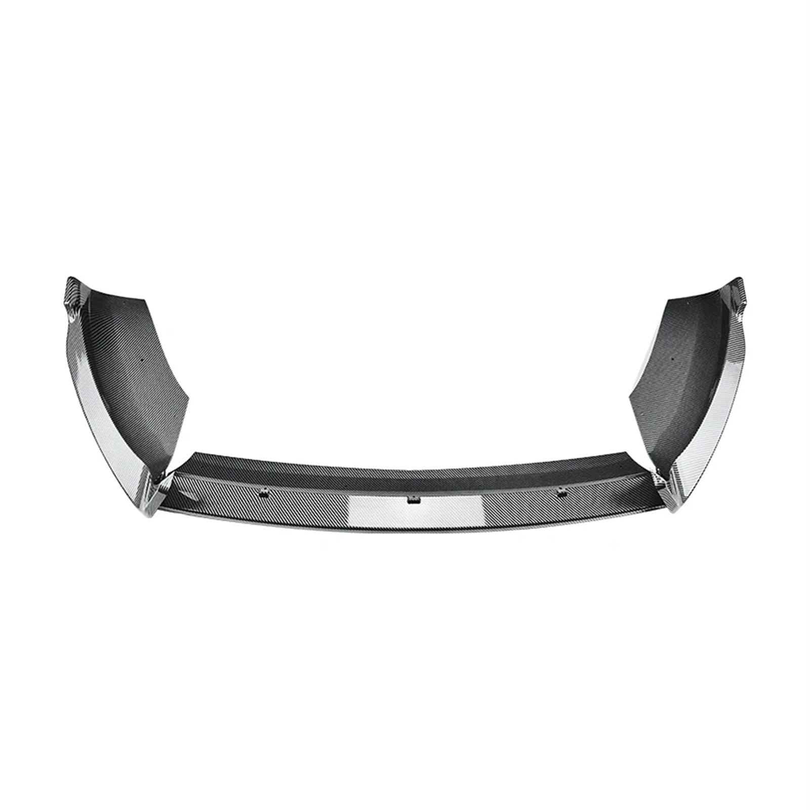 Front Spoiler Lippe Auto Frontschürze Lip Spoiler Auto Front Kinn Splitter Diffusor 3-segment Body Kit Tuning Für Ford Für Fiesta Für MK6 Für ST 2012-2015 2016 2017 Auto Frontspoiler Lippe(Carbon Look von WYLWSHA