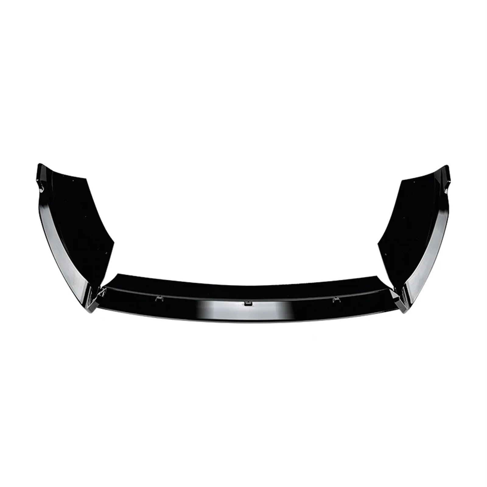 Front Spoiler Lippe Auto Frontschürze Lip Spoiler Auto Front Kinn Splitter Diffusor 3-segment Body Kit Tuning Für Ford Für Fiesta Für MK6 Für ST 2012-2015 2016 2017 Auto Frontspoiler Lippe(Gloss Black von WYLWSHA