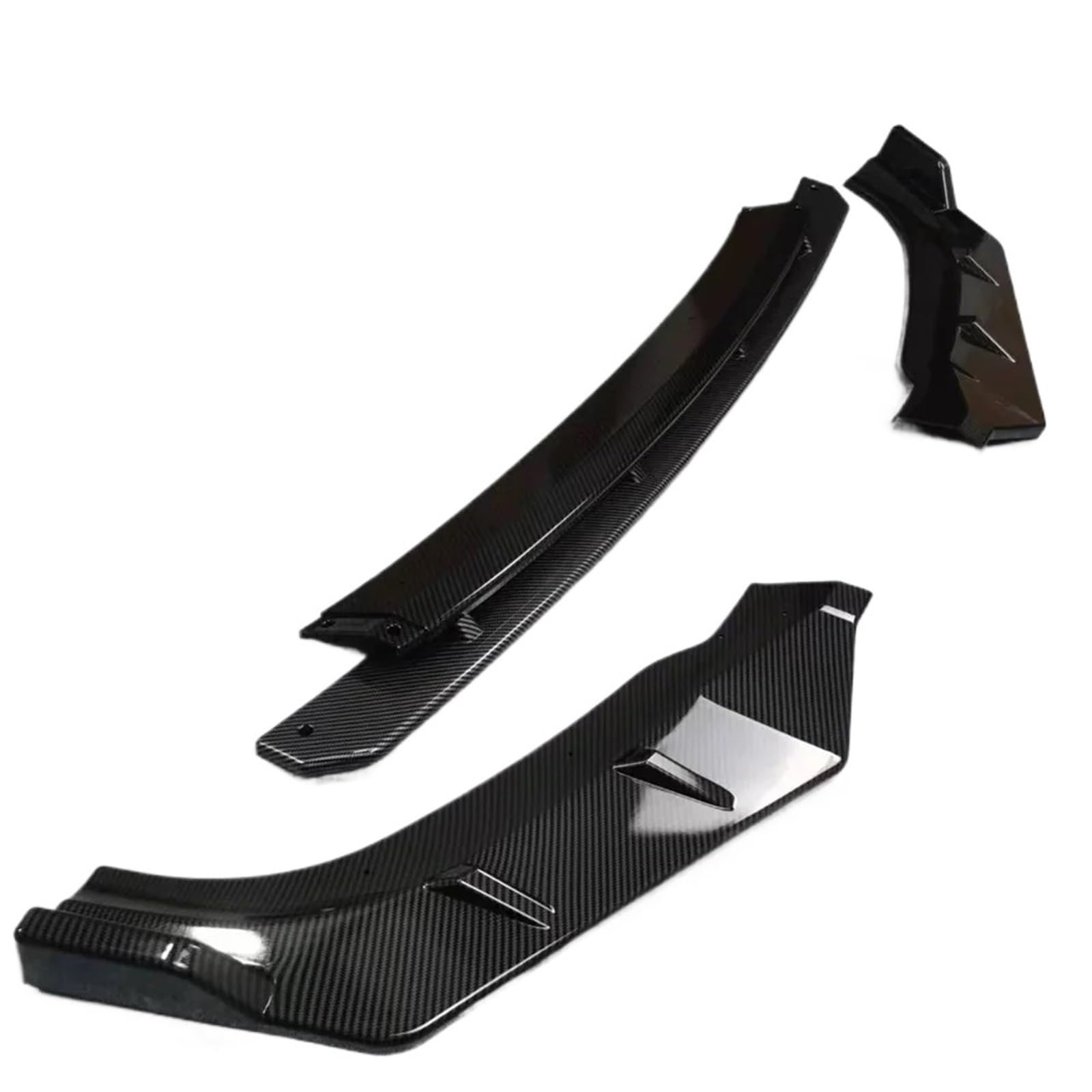 Front Spoiler Lippe Auto Frontschürze Lip Spoiler Diffusor Körper Modifikation Zubehör Für X1 Für F48 Für F49 2016 2017 2018 2019 2020 2021 2022 Auto Frontspoiler Lippe(Carbon Look) von WYLWSHA