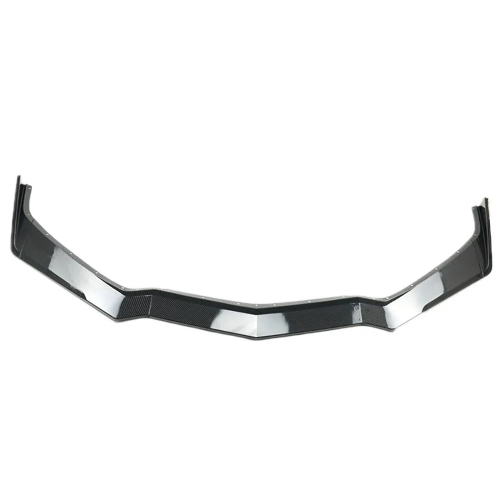 Front Spoiler Lippe Auto Frontschürze Lip Spoiler Diffusor Splitter Auto Zubehör Rock Bord Stoßstange Schutz Für Chevrolet Für Corvette Für C8 2020 2021 2022 Auto Frontspoiler Lippe(Carbon Look) von WYLWSHA