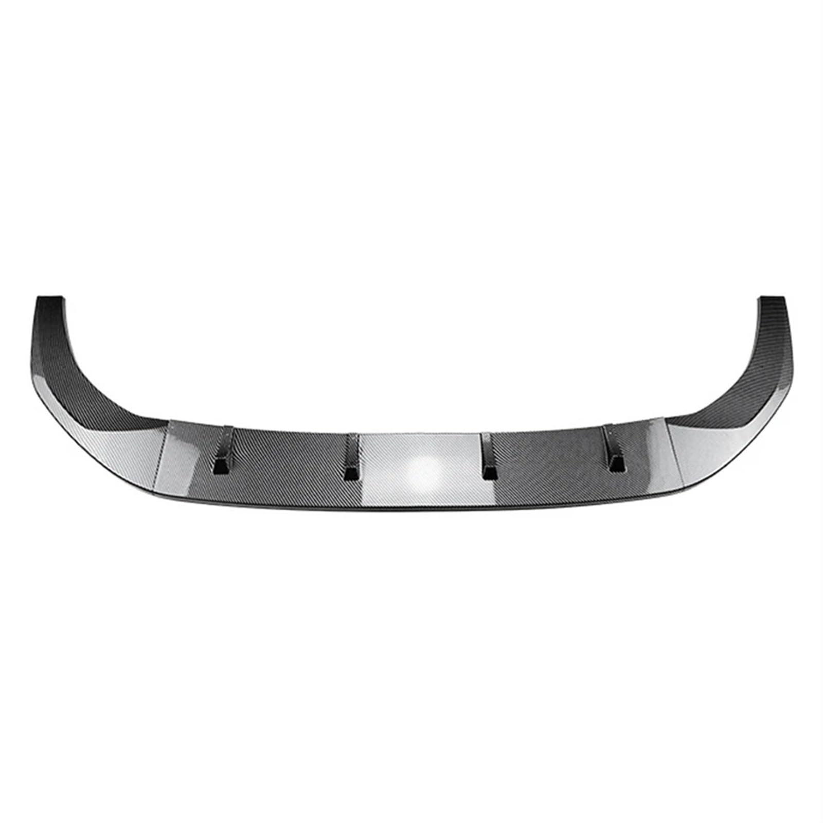 Front Spoiler Lippe Auto Frontschürze Lip Spoiler Front Schaufel Auto Zubehör Für Polo Für MK6 2018 2019 2020 2021 2022 2023 Auto Frontspoiler Lippe(Carbon Fiber Look) von WYLWSHA