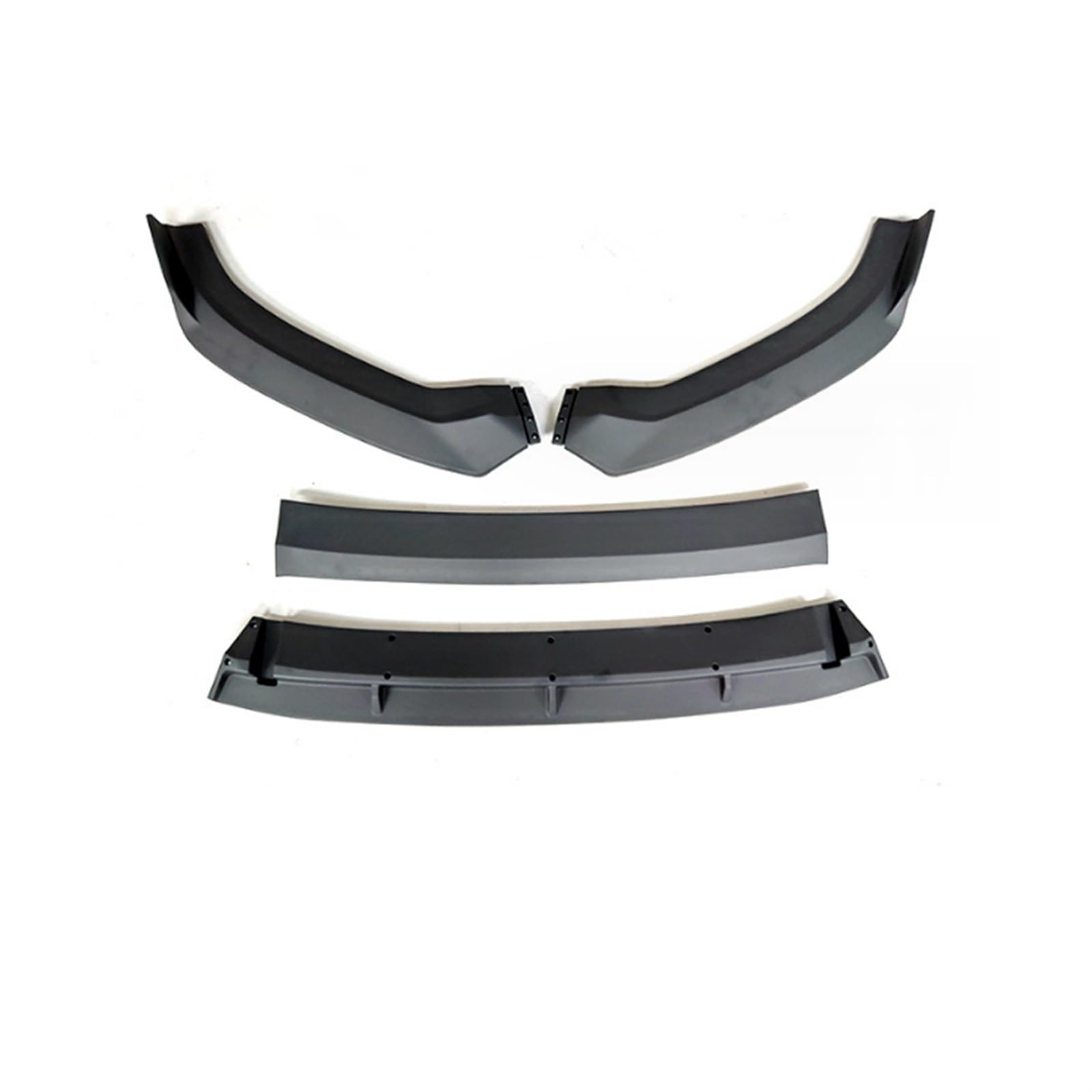 Front Spoiler Lippe Auto Frontschürze Lip Spoiler Schürze Auto Außen Teile Zubehör Body Kit Rock Glanz Schwarz Für A3 Für S3 2016 2017 2018 2019 Auto Frontspoiler Lippe(Matte Black) von WYLWSHA