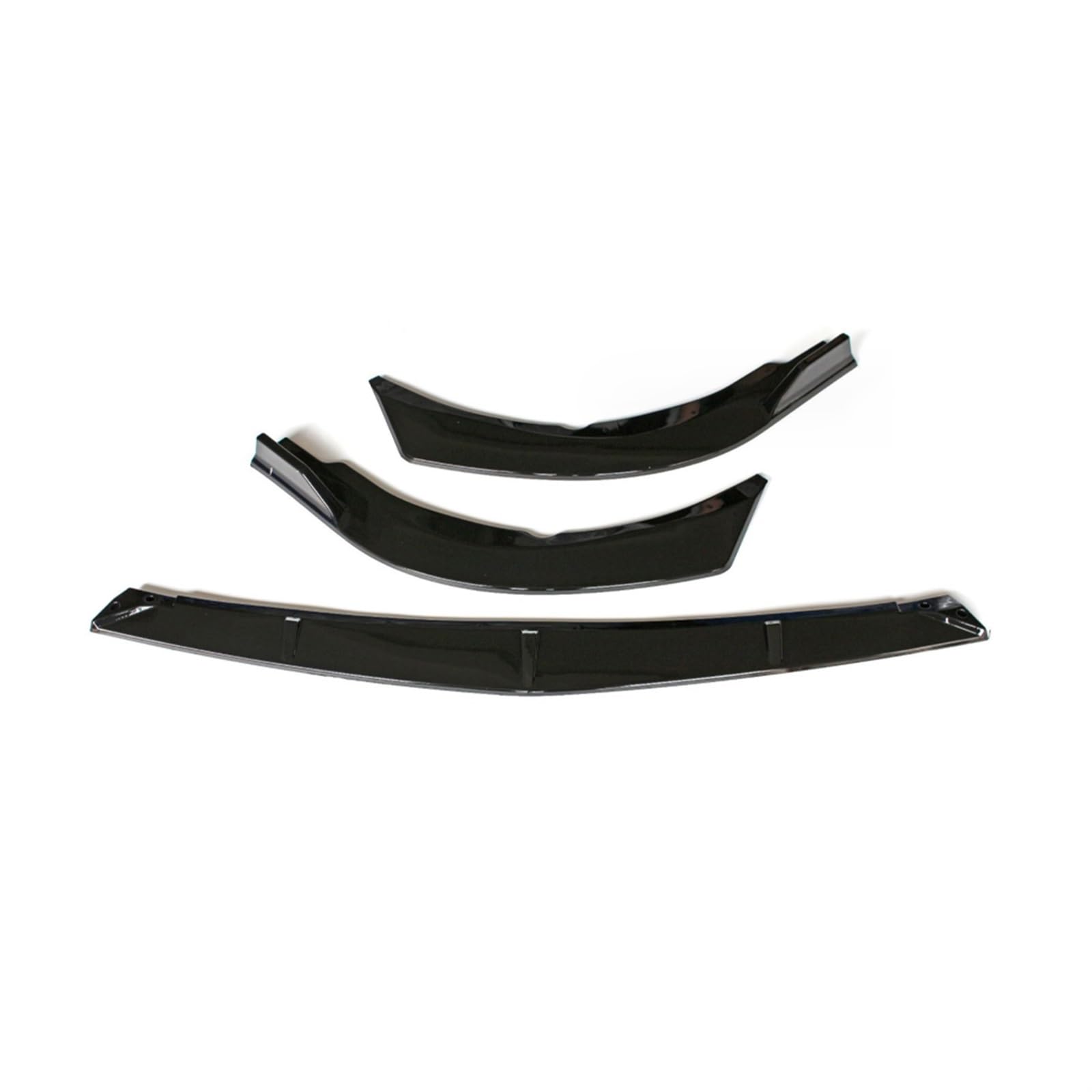 Front Spoiler Lippe Auto Frontschürze Lip Spoiler Schürze Auto Außen Teile Zubehör Körper Kit Rock Für Toyota Für Camry Für LE Für XLE 2021 2022 Auto Frontspoiler Lippe(Gloss Black) von WYLWSHA