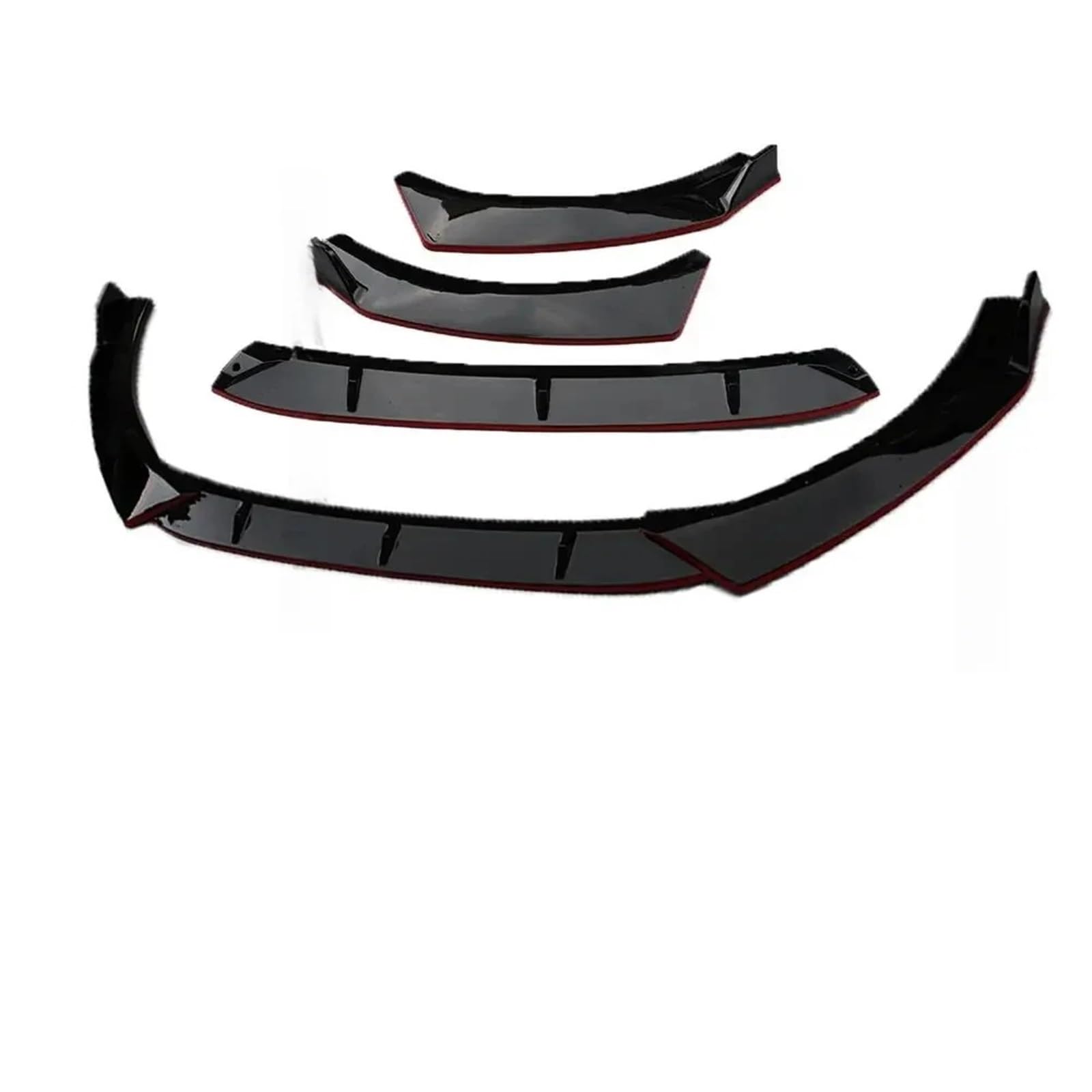 Front Spoiler Lippe Auto Frontschürze Spoiler Diffusor Körper Modifikation Teile Für Kia Für K5 2020 2021 2022 2023 Auto Frontspoiler Lippe(Red Line) von WYLWSHA