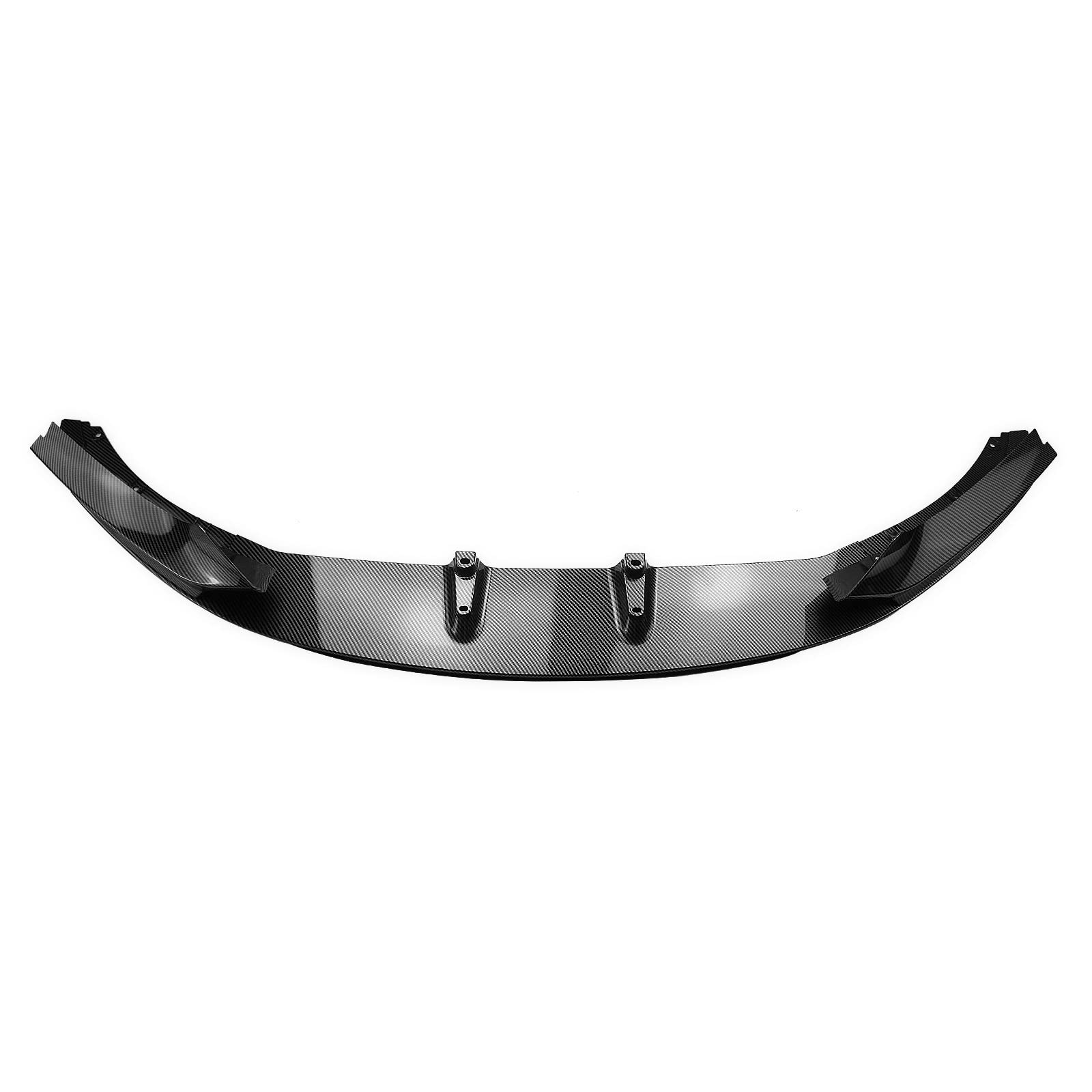 Front Spoiler Lippe Auto Frontschürze Spoiler Lip Trim Untere Platte Klinge Splitter Schutz Für 2-Serie Für F22 Für F23 Für Sport 2014-2018 2019 2020 2021 Auto Frontspoiler Lippe(Carbon Fiber Look) von WYLWSHA