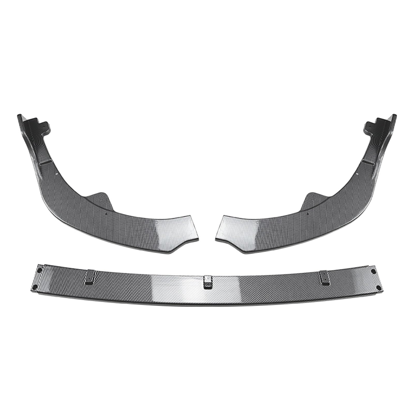 Front Spoiler Lippe Auto Frontschürze Spoiler Lippe Auto Unteren Splitter Schutz Für Toyota Für Camry Für XV70 Für Sport 2021 2022 2023 Auto Frontspoiler Lippe(Carbon Fiber Look) von WYLWSHA