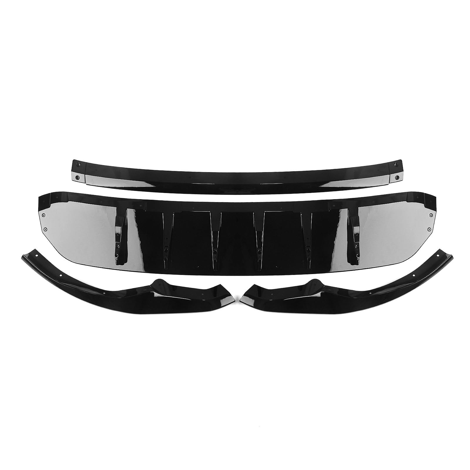 Front Spoiler Lippe Auto Frontschürze Spoiler Lippe Unterer Splitter Schutz Body Kit Für Q8 2019 2020 2021 2022 2023 Auto Frontspoiler Lippe(Glossy Black) von WYLWSHA