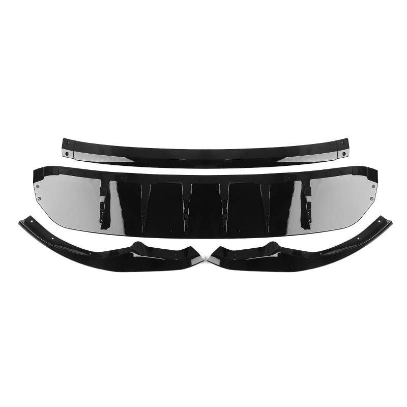 Front Spoiler Lippe Auto Frontschürze Spoiler Lippe Unterer Splitter Schutz Body Kit Für Q8 2019 2020 2021 2022 2023 Auto Frontspoiler Lippe(Glossy Black) von WYLWSHA