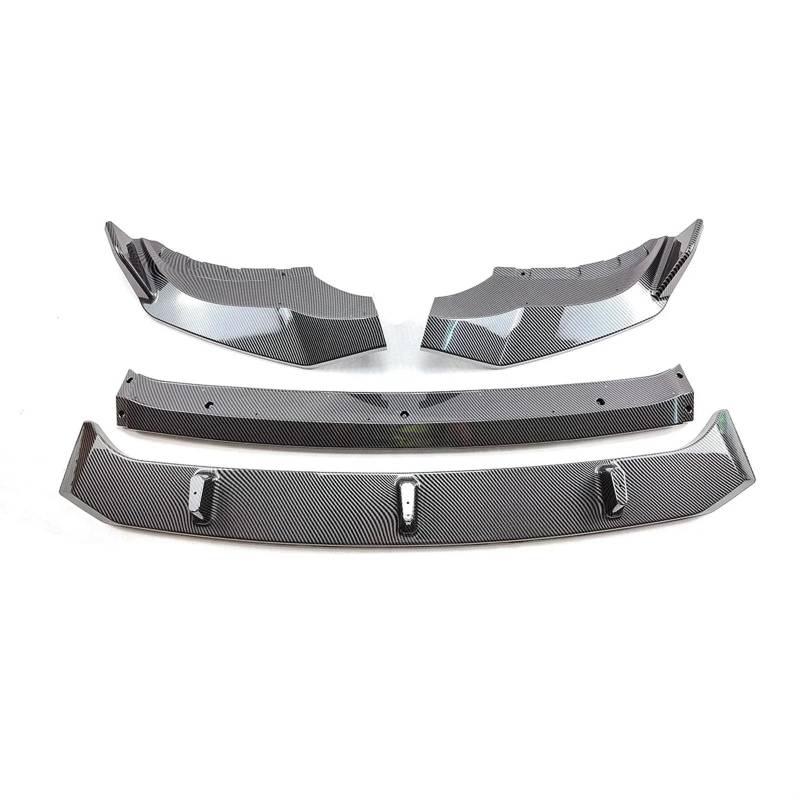 Front Spoiler Lippe Auto Split Frontschürze Lip Spoiler Body Kit Auto Modifikation Zubehör Für X5 Für G05 2019 2020 2021 2022 2023 Auto Frontspoiler Lippe(Carbon Fiber Pattern) von WYLWSHA