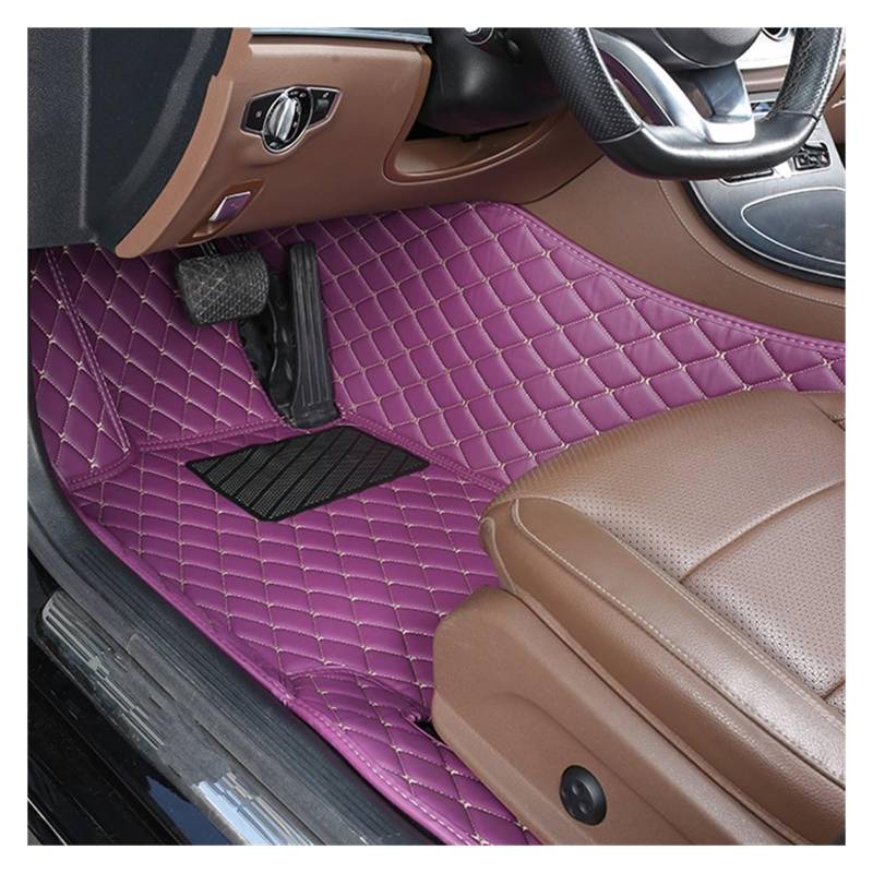 Fußmatten Auto 1 PCS Custom Leder Auto Fußmatten Für Chevrolet Für Onix 2019 2020 2021 2022 Auto Innen Zubehör Teppiche Teppiche Fuß Pads Auto Fussmatte(8 Driver Mat) von WYLWSHA