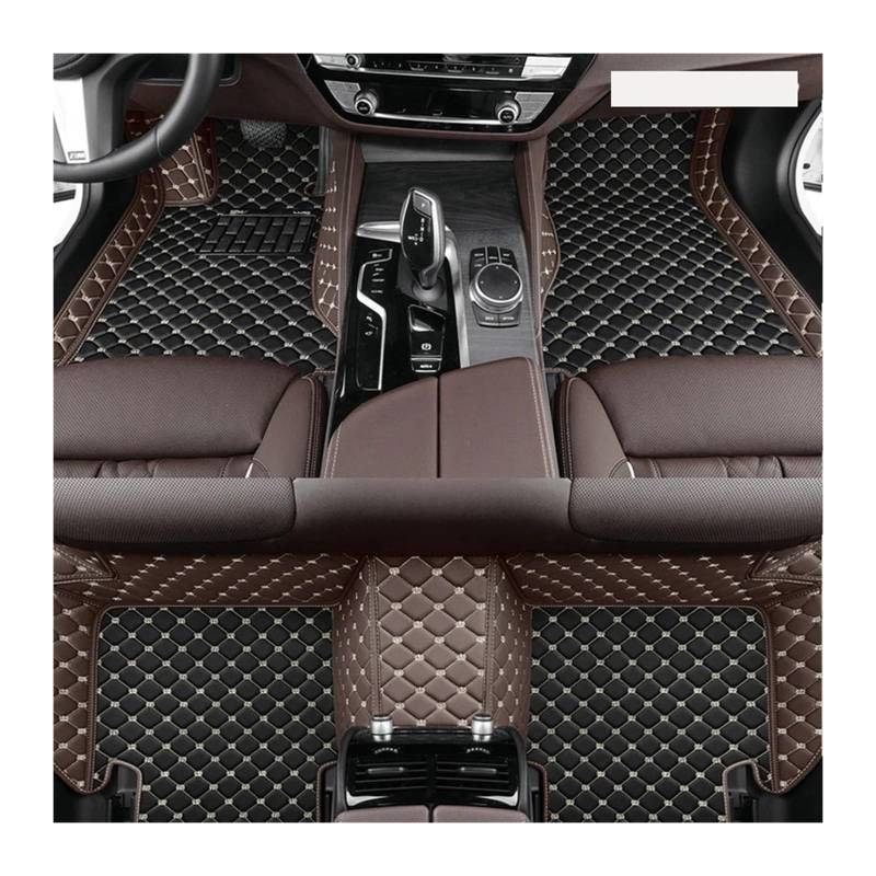 Fußmatten Auto Auto Boden Matte Für A3 Für 8P 2004-2010 Innen Zubehör Leder Teppiche Teppiche Fuß Pads Auto Fussmatte(Right Hand Drive,1set floormat) von WYLWSHA