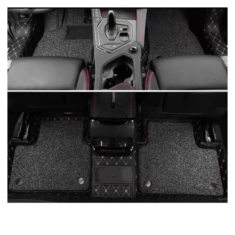 Fußmatten Auto Auto Styling Fußmatten Doppelschicht PU Leder Fuß Pad Stamm Matte Innen Floorliner Zubehör Für Lynk Für Co 05 2022-2024 Auto Fussmatte von WYLWSHA