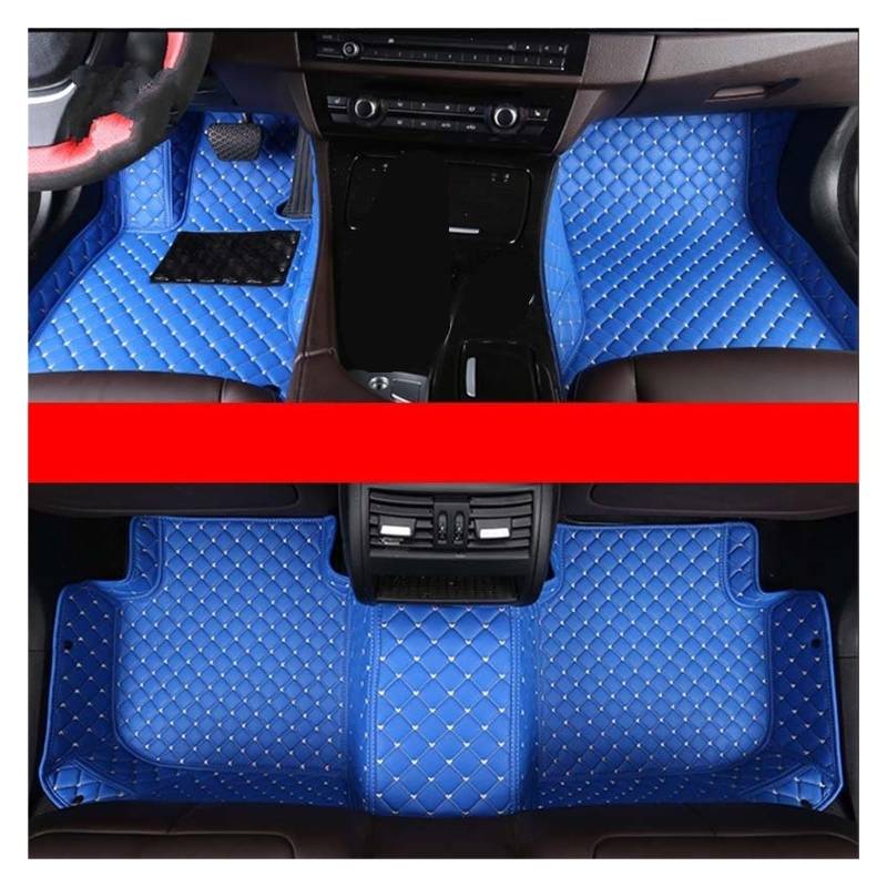 Fußmatten Auto Benutzerdefinierte Auto Fußmatten Auto Teppiche Fuß Coche Zubehör Für Hyundai Für I30 2007 2008 2009 2010 2011 2012 Auto Fussmatte(Blue) von WYLWSHA