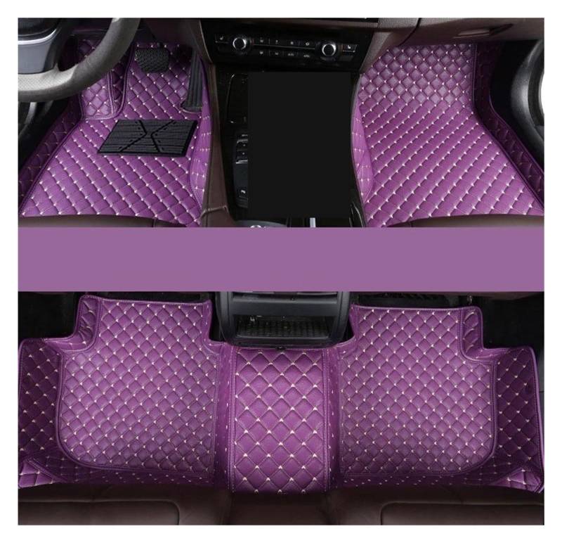 Fußmatten Auto Benutzerdefinierte Auto Fußmatten Für A4 Für B6 2000 2001 2002 2003 2004 Jahre Auto Teppiche Fuß Coche Zubehör Auto Fussmatte(Purple) von WYLWSHA