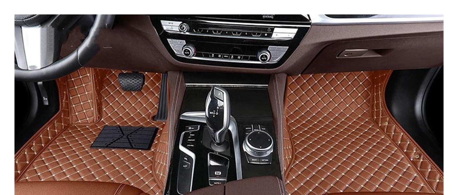 Fußmatten Auto Custom Car Fußmatten Auto Teppiche Fuß Coche Für Infiniti Für FX Für FX30 Für FX35 Für FX37 Für FX45 Für FX50 2003-2022 Auto Fussmatte(Brown,2003-2008 Years) von WYLWSHA