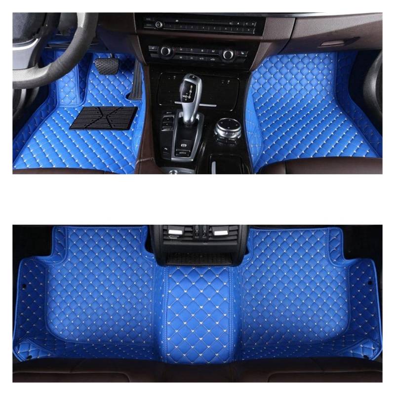 Fußmatten Auto Custom Car Fußmatten Für X6 Für E71 Für E72 Für F16 Für F86 Für G06 Für G96 Auto Teppiche Fuß Coche Auto Fussmatte(Blue,2015-2019 F16F86) von WYLWSHA