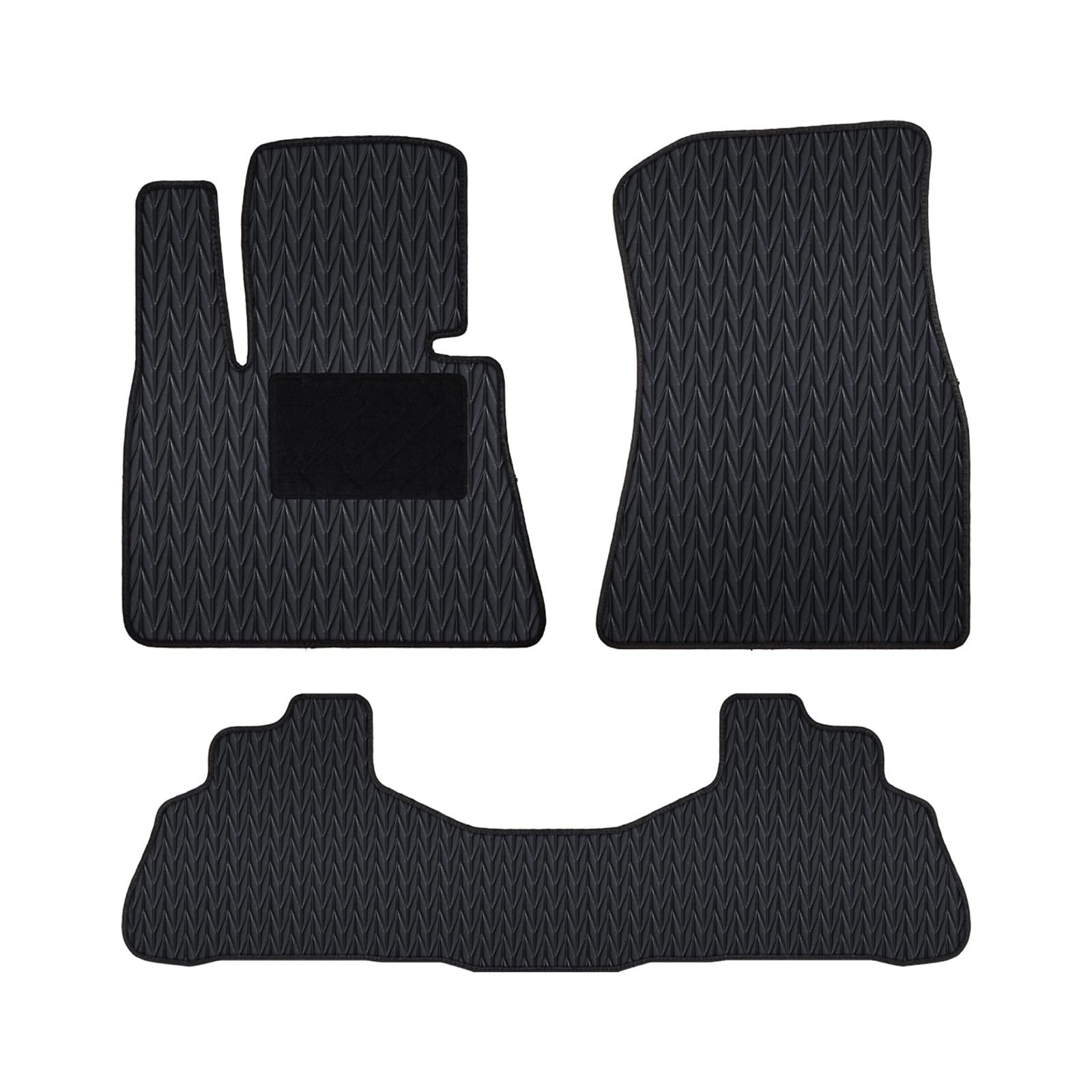 Fußmatten Auto Für X5 2014–2024 Benutzerdefinierte Auto Fußmatten Kunstleder Wasserdicht Auto rutschfeste Fußpolster 5-teiliges Set Auto Fussmatte(Floor mat,19-24) von WYLWSHA