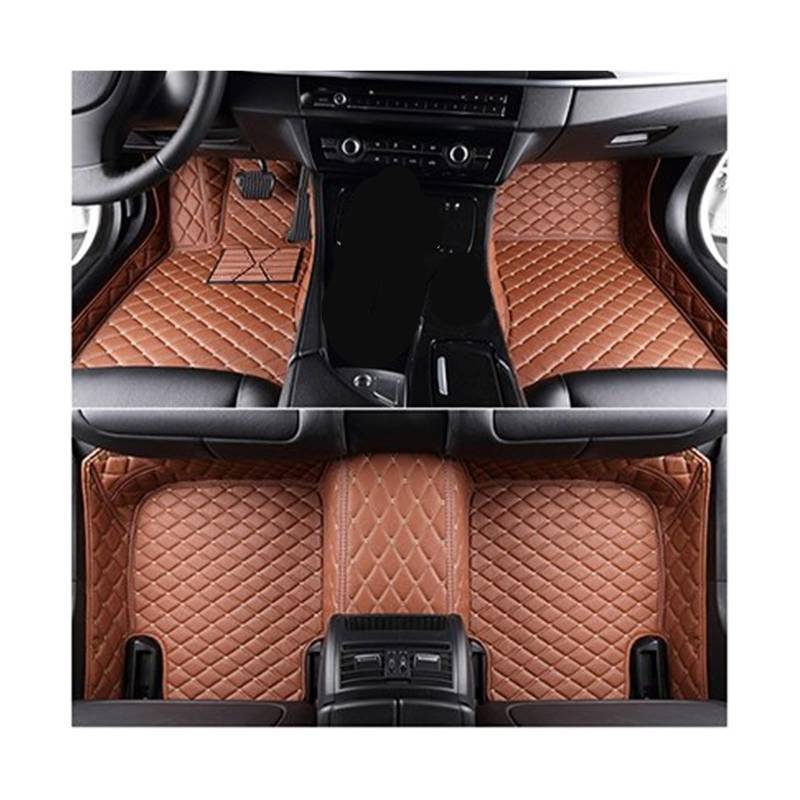 Fußmatten Auto Für X5 Für E53 1999 2000 2001 2002 2003 2004 2005 2006 Auto-Innenteppich Benutzerdefinierte Auto-Fußmatten Auto Fussmatte(Brown) von WYLWSHA