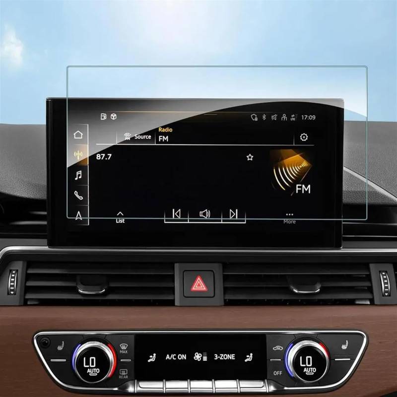 GPS Displayschutzfolie Für A4 Für A5 Für S5 2020 2021 2022 Auto-GPS-Navigation Kratzfestes Zubehör Displayschutzfolie Aus Gehärtetem Glas Navigation Schutzfolie von WYLWSHA