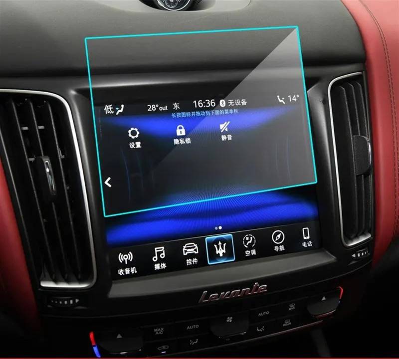 GPS Displayschutzfolie Für Maserati Für Levante Interior 2016 2017 20108 2019 2020 Auto GPS Navigation Displayschutzfolie Aus Gehärtetem Glas Navigation Schutzfolie von WYLWSHA